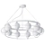 Elegant Maytoni Plated Chandelier 3D model small image 3