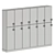 Corona 9 Lockers with Vellum Finish 3D model small image 3