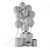 Decorative Set with Balloons & Gifts 3D model small image 2