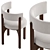 Luxurious Heron Dining Chair Set 3D model small image 4