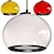 Retro Meblo Hanging Lamp 1970s 3D model small image 1