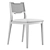 Sleek Modern Eva Chair 3D model small image 4