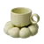 Quality Ceramic Mugs Set 3D model small image 3