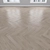 Oak Parquet Flooring Set 3D model small image 3