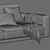 Luxury Marac Lione Sofa Set 3D model small image 4