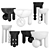 Bohinc Profiterole Occasional Tables Set 3D model small image 1