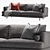Modern Contemporary Mercury Sofa Set 3D model small image 5