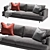 Modern Contemporary Mercury Sofa Set 3D model small image 6