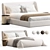 Modern Pyora Bed 2015 Suite 3D model small image 1