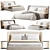 Modern Pyora Bed 2015 Suite 3D model small image 2