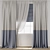 3D Curtain Model 899 3D model small image 1