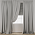 3D Curtain Model 899 3D model small image 3