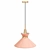 Modern Aged Brass Pendant Light 3D model small image 2