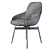 Rolf Benz Jua Outdoor Chair 3D model small image 7