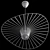 Modern HAT WEB Pendant Lamp 3D model small image 7