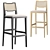 Eva Modern Barstool, 1110mm Height 3D model small image 1