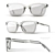 Designer Glasses Collection: High-quality Models 3D model small image 4