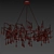 Modern Brass Crystal Chandelier 3D model small image 5