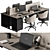 Workspace Essentials Set - Office Furniture 3D model small image 1