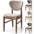 Biarritz Chair: Customizable Color Options 3D model small image 1