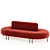 Double-Sided Oval Variety Sofa 3D model small image 2