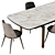 Sleek Mirage Dining Set, Cantori 3D model small image 4