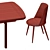 Sleek Mirage Dining Set, Cantori 3D model small image 7