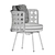 Torii Nest Outdoor Chair 3D model small image 5