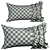 Elegant Decorative Pillows Set 3D model small image 2