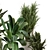 Handcrafted Indoor Plants Bouquet Display 3D model small image 3