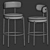 Modern Giotto Chair Set 3D model small image 3