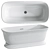 Modern Freestanding Acrylic Bathtub, BELBAGNO_BB400 3D model small image 1