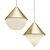 ImperiumLoft Whirl Pendant Light 3D model small image 1