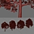  4 Tree Models Set Vol.252 3D model small image 7