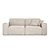 Modern Comfort Sofa Jack K-3 3D model small image 2