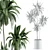 Modern Indoor Plant Model 161 3D model small image 3