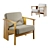 Versatile Block Chair: 2 Styles 3D model small image 1