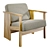 Versatile Block Chair: 2 Styles 3D model small image 2