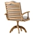 Stylish Sette Garden Chair 3D model small image 2