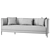 Classic Oxford Sofa: Timeless Elegance 3D model small image 2