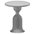 Elegant Marble Tassel Side Table 3D model small image 2