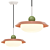 Contemporary Morandi Metal Pendant Lights 3D model small image 1