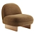 Cozy Sherpa Accent Chair 3D model small image 2