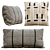 CB2 Pillow Set Collection 3D model small image 2