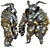 Armor Sculpt-1: Metallic Masterpiece 3D model small image 1