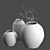 Embossed Ceramic Vases by Zara Home 3D model small image 6