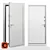 Snegir Pro: Frost-Resistant Exterior Door 3D model small image 1