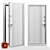 Snegir PRO Frost-Resistant Outdoor Door 3D model small image 3