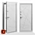 Ultimate Cold-Resistant Exterior Door 3D model small image 3