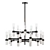 Elegant Artfabric Lucia Chandelier 3D model small image 2